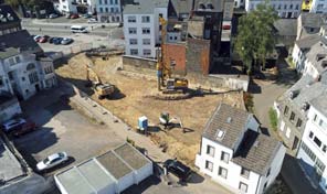 zenz massivhaus baustelle mayen beim projekt burgpalais mayen 